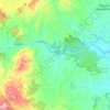 Pedralba topographic map, elevation, terrain