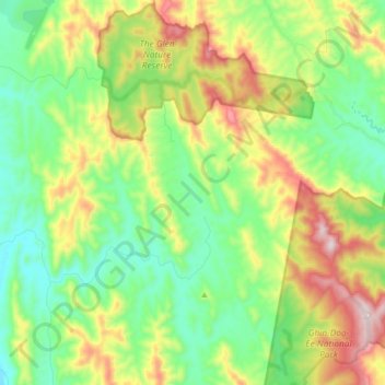Terreel topographic map, elevation, terrain