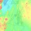 Tarangire National Park topographic map, elevation, terrain