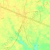 Baxley topographic map, elevation, terrain