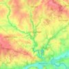 Château-Guibert topographic map, elevation, terrain