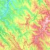Cervantes topographic map, elevation, terrain