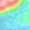 Kidwelly Castle topographic map, elevation, terrain
