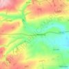 Wetwang topographic map, elevation, terrain