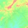 Custódia topographic map, elevation, terrain