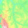 Rio Sono topographic map, elevation, terrain