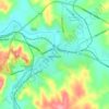 Northam topographic map, elevation, terrain