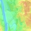 Янино topographic map, elevation, terrain