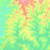 Boa Vista da Aparecida topographic map, elevation, terrain