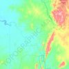 Daly River topographic map, elevation, terrain