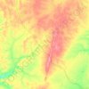 Мугалжарский район topographic map, elevation, terrain