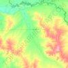 Бурлинский район topographic map, elevation, terrain