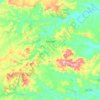 Rubiataba topographic map, elevation, terrain