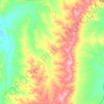 Monteagle topographic map, elevation, terrain