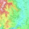 Dakshinkali topographic map, elevation, terrain