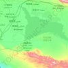 Bagrax County topographic map, elevation, terrain