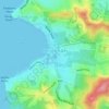 Croudace Bay topographic map, elevation, terrain