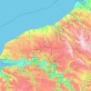 Sena-Marítimo topographic map, elevation, terrain