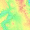 Qena topographic map, elevation, terrain