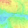 Калининград topographic map, elevation, terrain