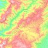 El Dovio topographic map, elevation, terrain