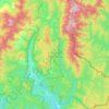 Khun Nan National Park topographic map, elevation, terrain