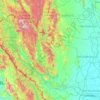 Kanchanaburi Province topographic map, elevation, terrain