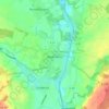 Berkenthin topographic map, elevation, terrain