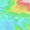 Žrnovnica topographic map, elevation, terrain