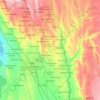 Morendat ward topographic map, elevation, terrain