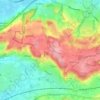 Wraxall and Failand topographic map, elevation, terrain