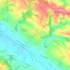 Bazus topographic map, elevation, terrain