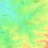 Langemarck topographic map, elevation, terrain