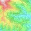 Pietrabruna topographic map, elevation, terrain