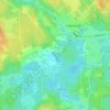 Ažubalis topographic map, elevation, terrain