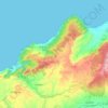 Ain El Kerma topographic map, elevation, terrain