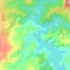 Lake Lyell topographic map, elevation, terrain