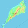 Карагинский остров topographic map, elevation, terrain