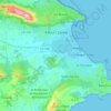 Xàbia / Jávea topographic map, elevation, terrain