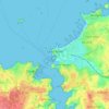 Saint-Malo topographic map, elevation, terrain