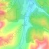 Blue River topographic map, elevation, terrain