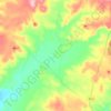 Jincumbilly topographic map, elevation, terrain