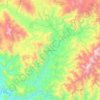 Quechultenango topographic map, elevation, terrain