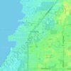 Hudson topographic map, elevation, terrain