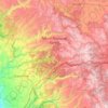 Tahoe National Forest topographic map, elevation, terrain