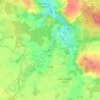 Lublé topographic map, elevation, terrain