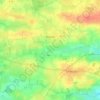 Mouzeil topographic map, elevation, terrain