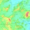 San Juan topographic map, elevation, terrain