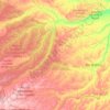 Sena Madureira topographic map, elevation, terrain