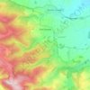 Over Stowey topographic map, elevation, terrain
